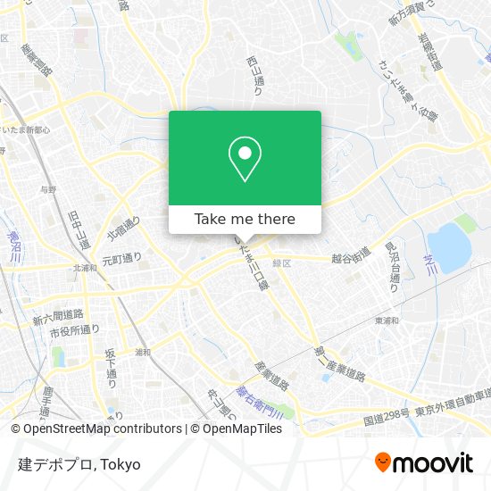 建デポプロ map