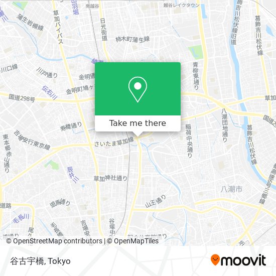 谷古宇橋 map