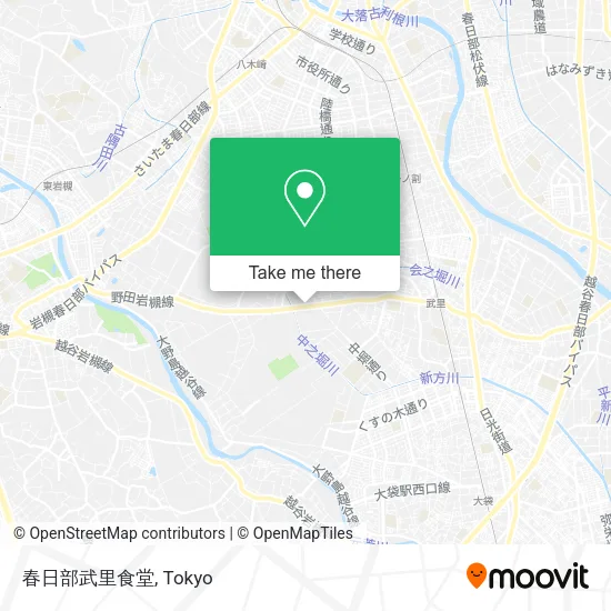 春日部武里食堂 map