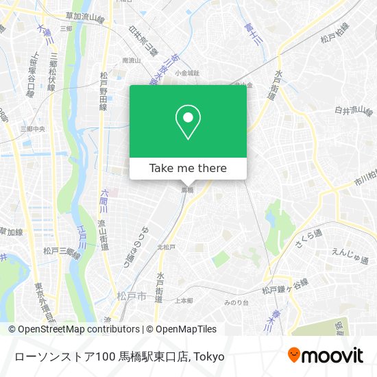 ローソンストア100 馬橋駅東口店 map