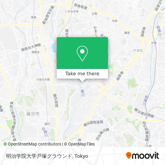明治学院大学戸塚グラウンド map