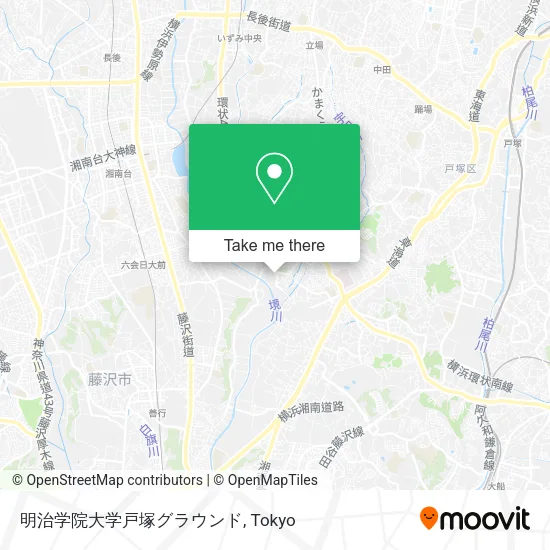 明治学院大学戸塚グラウンド map