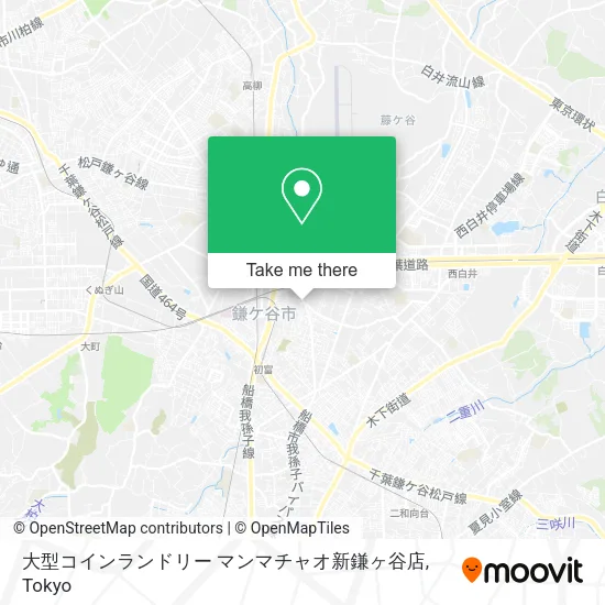 大型コインランドリー マンマチャオ新鎌ヶ谷店 map