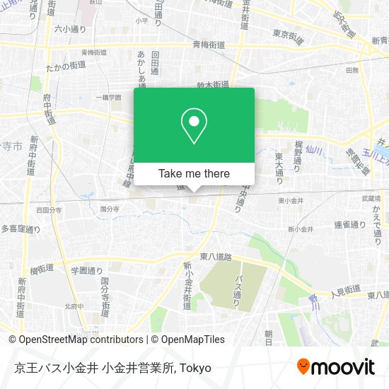京王バス小金井 小金井営業所 map