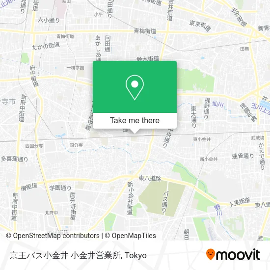 京王バス小金井 小金井営業所 map