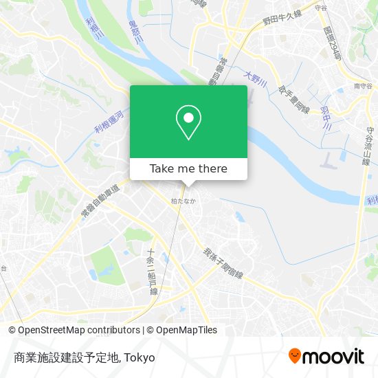 商業施設建設予定地 map