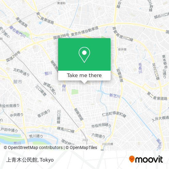 上青木公民館 map