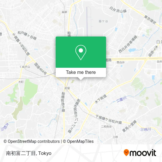 南初富二丁目 map