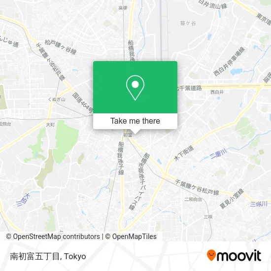 南初富五丁目 map