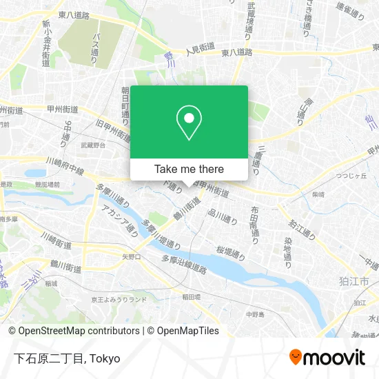 下石原二丁目 map