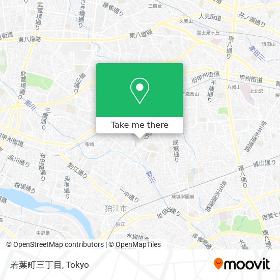 若葉町三丁目 map