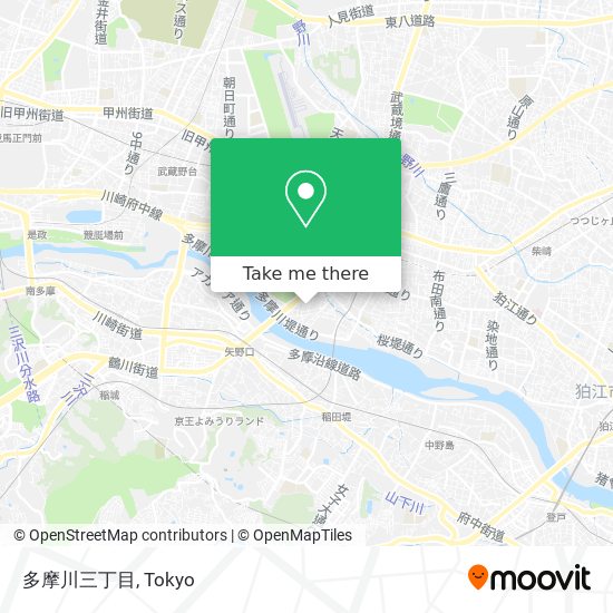 多摩川三丁目 map