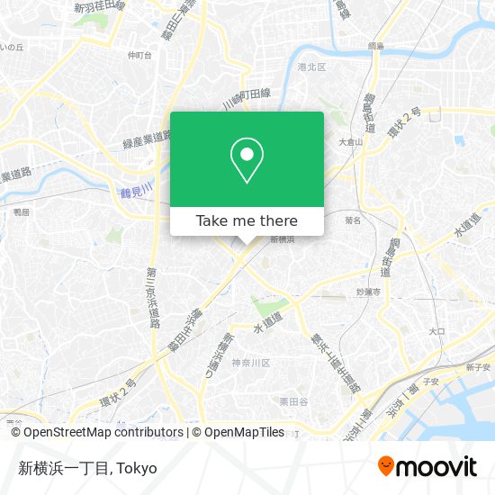 新横浜一丁目 map