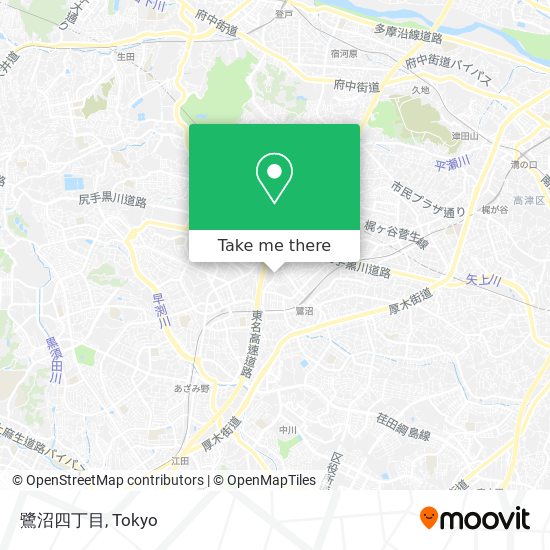 鷺沼四丁目 map