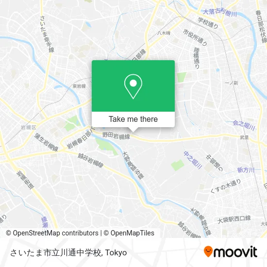 さいたま市立川通中学校 map