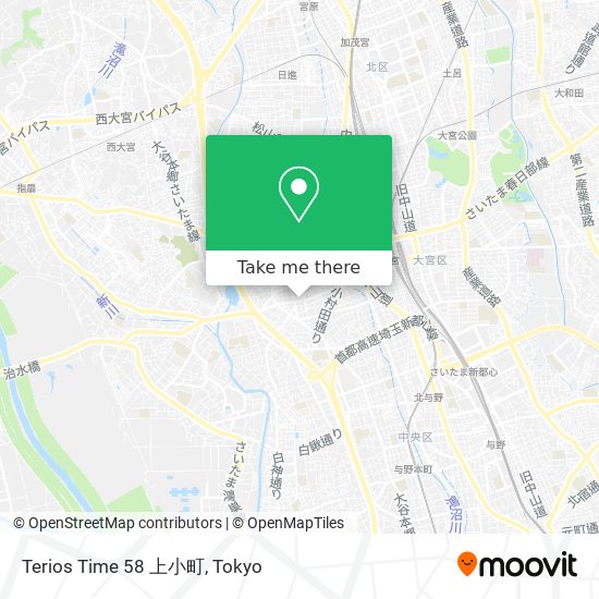 Terios Time 58 上小町 map