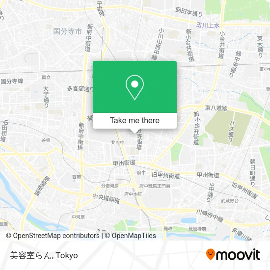 美容室らん map