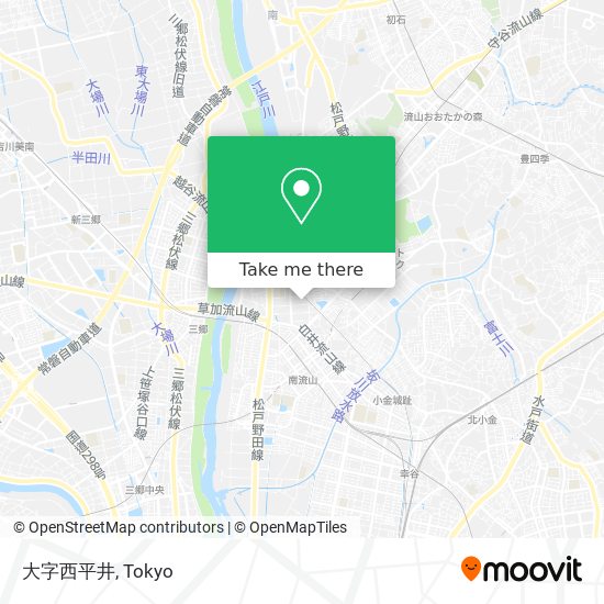大字西平井 map