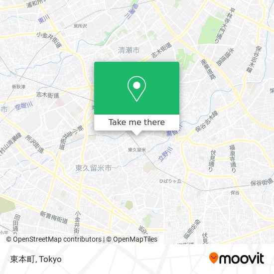 東本町 map