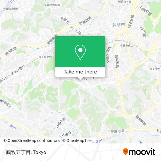 鶴牧五丁目 map