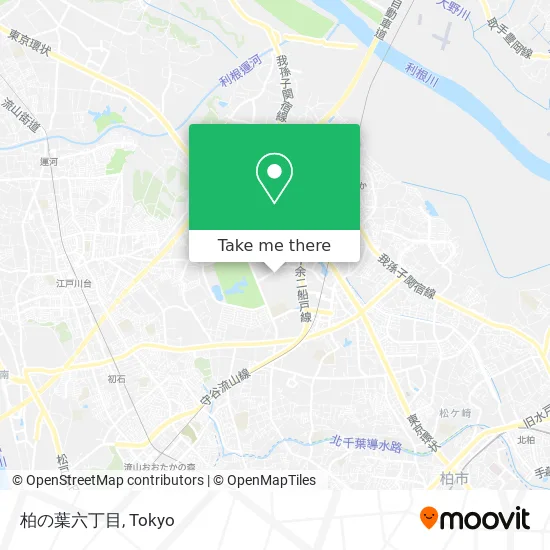 柏の葉六丁目 map