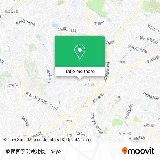 劇団四季関連建物 map