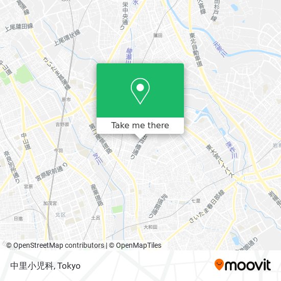 中里小児科 map