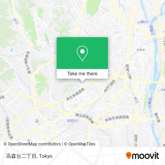 高森台二丁目 map