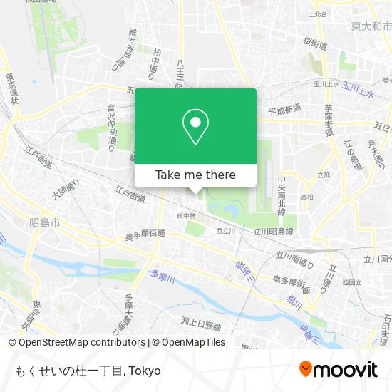 もくせいの杜一丁目 map