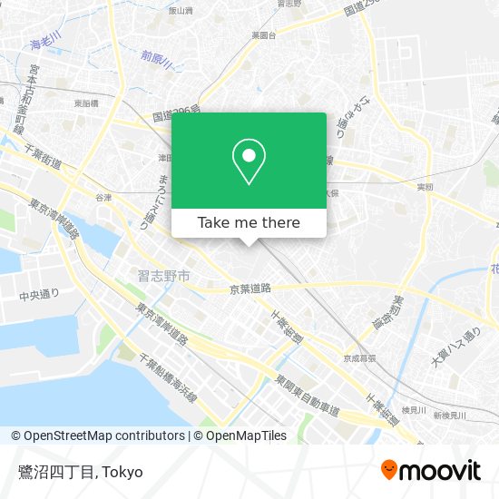 鷺沼四丁目 map