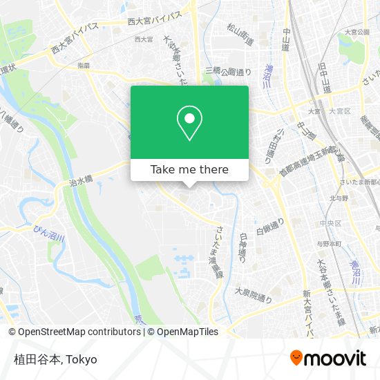 植田谷本 map