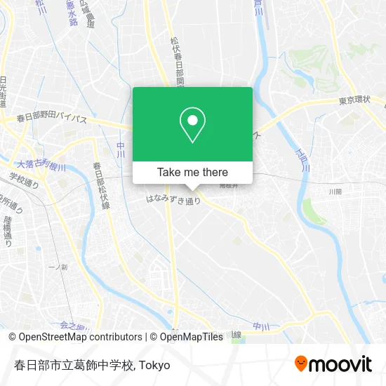 春日部市立葛飾中学校 map