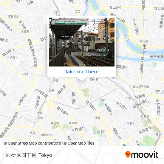 西ケ原四丁目 map