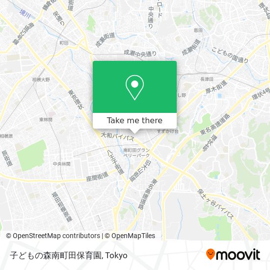 子どもの森南町田保育園 map