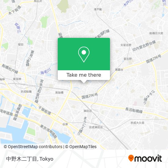 中野木二丁目 map