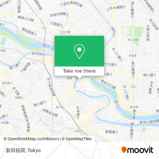 新田稲荷 map