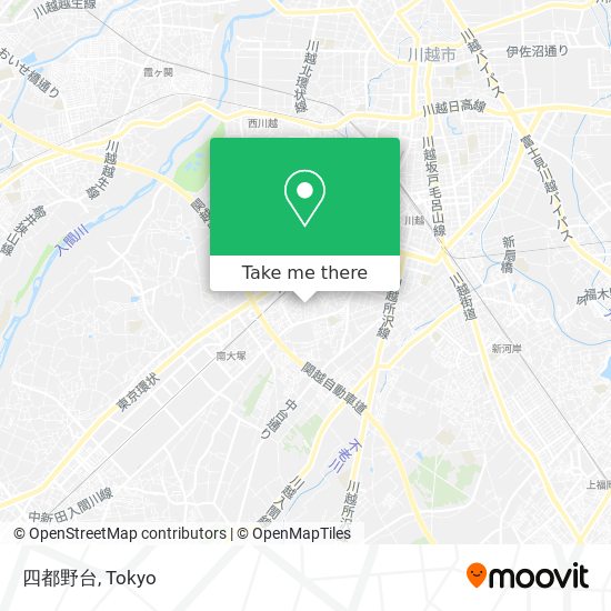 四都野台 map