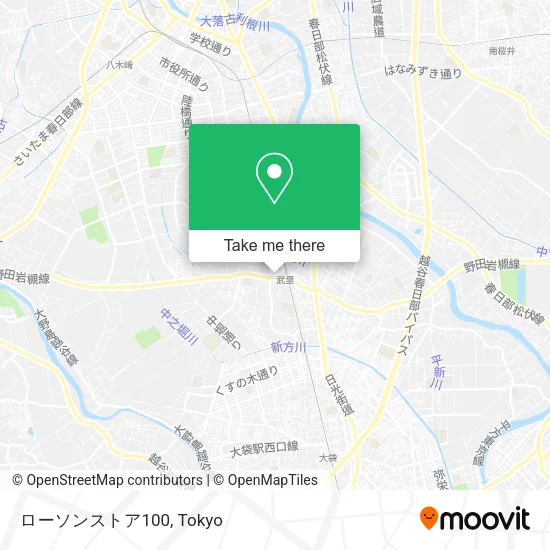 ローソンストア100 map