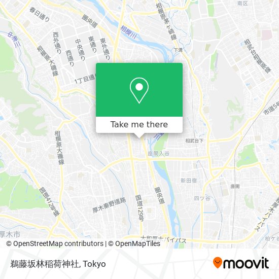 鵜藤坂林稲荷神社 map
