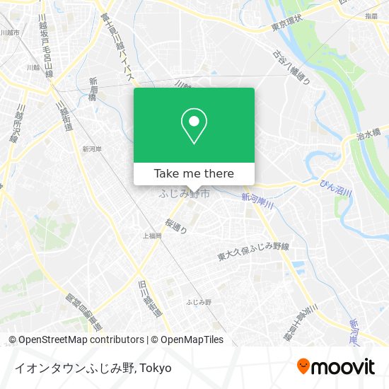 イオンタウンふじみ野 map