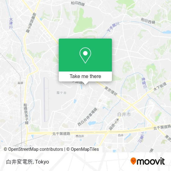 白井変電所 map