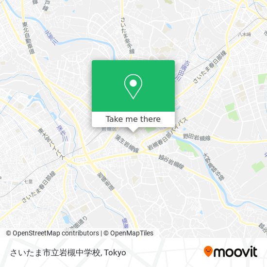 さいたま市立岩槻中学校 map