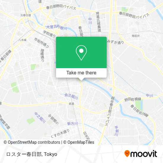 ロスター春日部 map