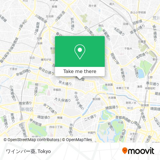 ワインバー葵 map