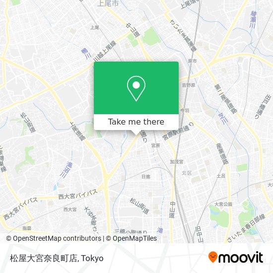 松屋大宮奈良町店 map