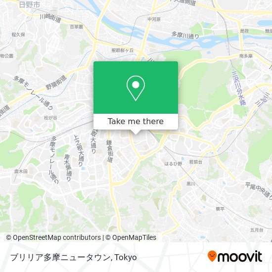 ブリリア多摩ニュータウン map