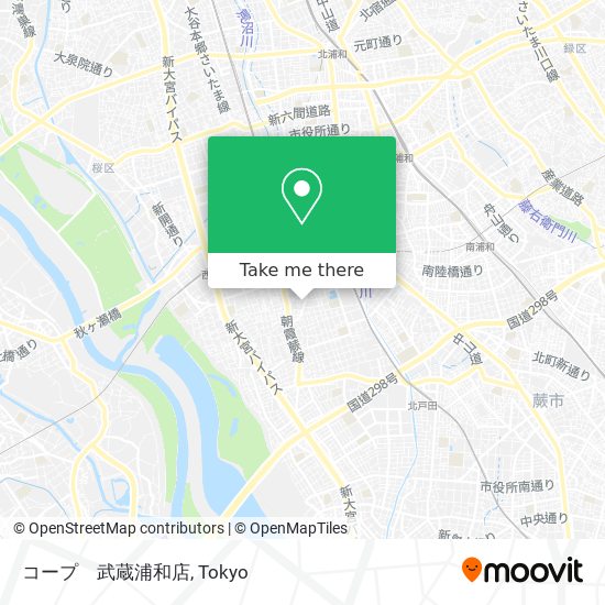 コープ　武蔵浦和店 map