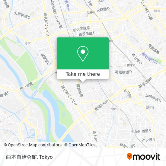 曲本自治会館 map