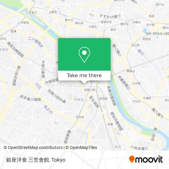 銀座洋食 三笠會館 map