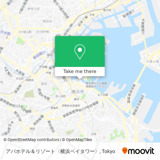 アパホテル＆リゾート〈横浜ベイタワー〉 map